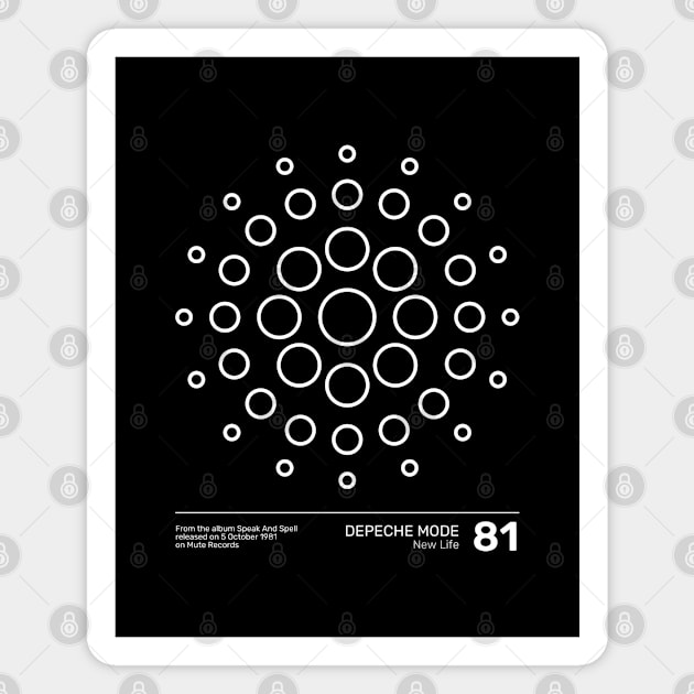 Depeche Mode New Life Magnet by Timeless Chaos